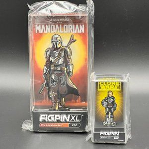 FiGPiN The Mandalorian #X60 & Bo-Katan Kryze #571 (Brand New Sealed In Bag)